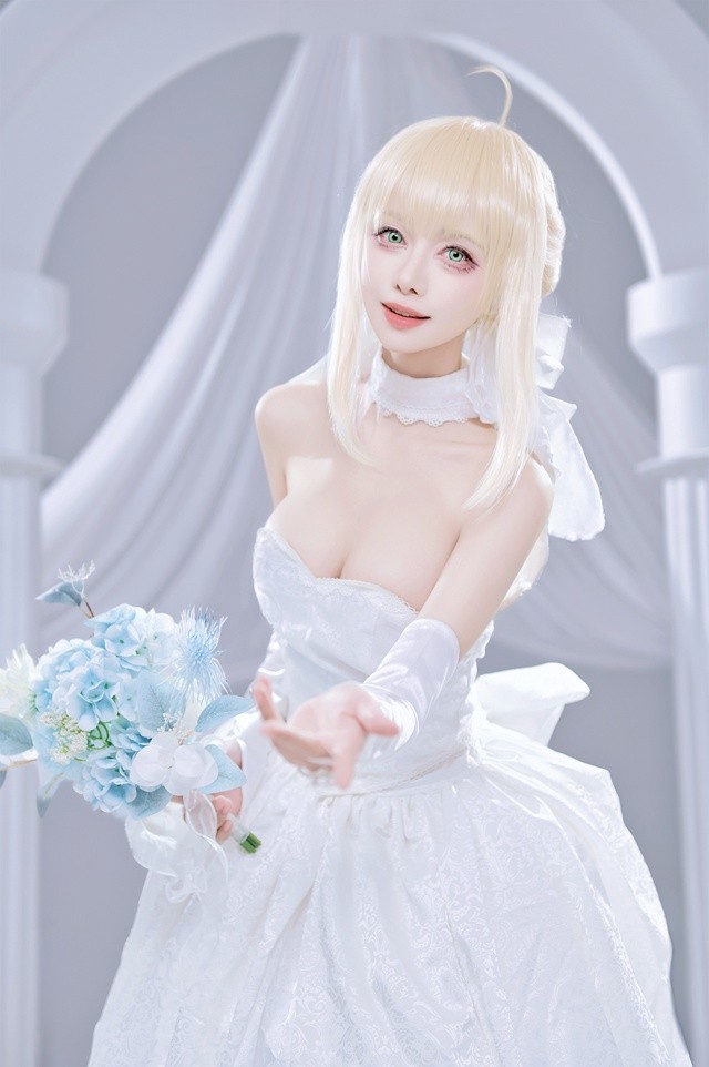 Shika小鹿鹿 – NO.135 FGO-Saber花嫁[22P-284MB]-365学习资料