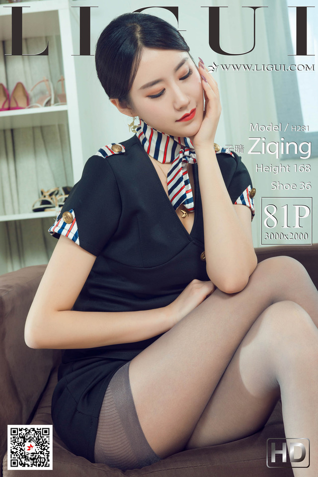 Ligui丽柜 – 2020.11.02《莲秘空姐》子晴[82P98M]-365学习资料