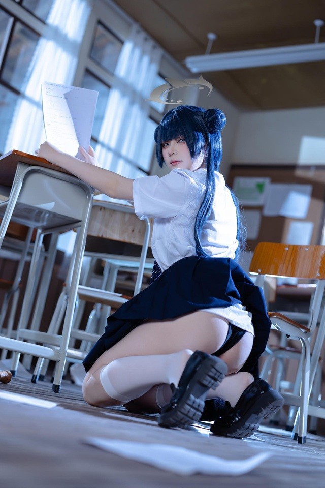 图片[2]-屿鱼 – NO.066 蔚蓝档案 妃咲JK[61P-798.2M]-365学习资料