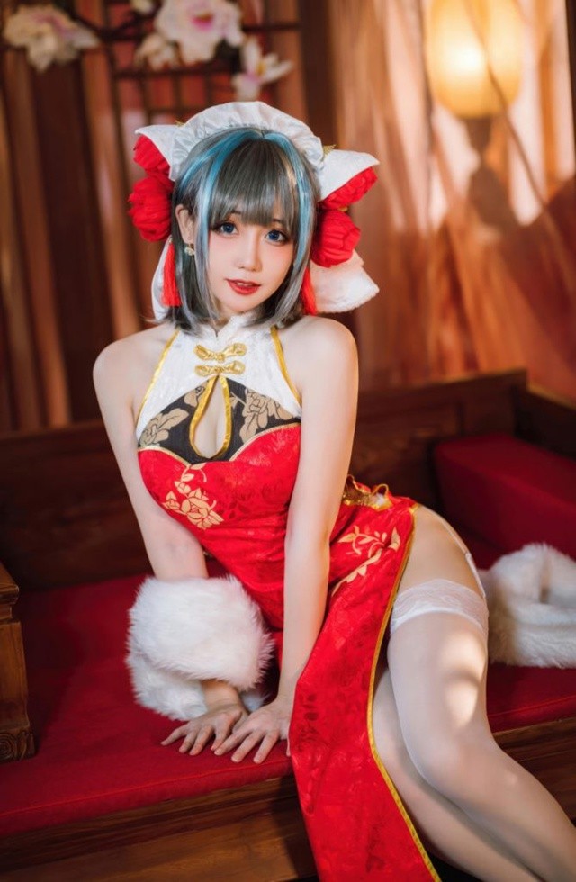 焖焖碳 – NO.046 碧蓝航线-柴郡新春旗袍[29P-180MB]-365学习资料