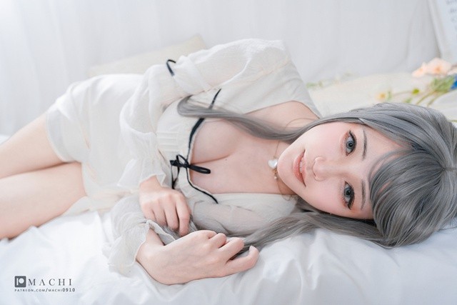 图片[2]-Machi马吉(馬吉) – NO.11 白色连衣裙[10P]-365学习资料